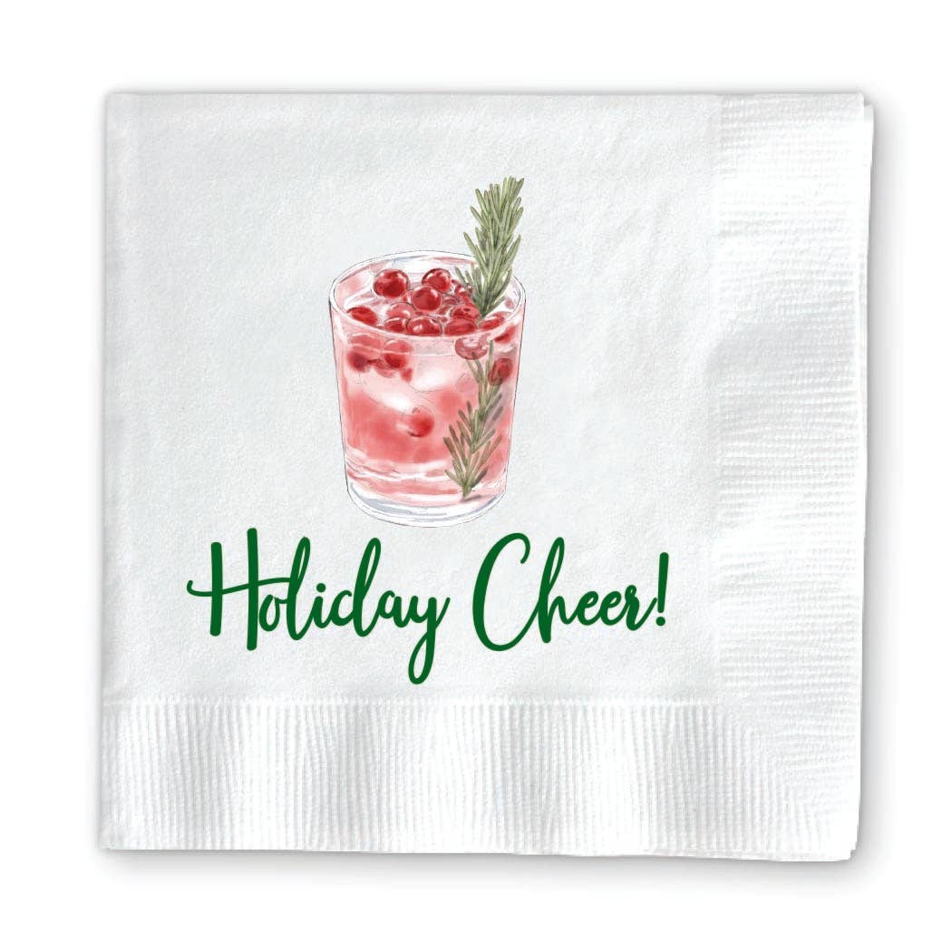 HOLIDAY CHEER! COCKTAIL NAPKINS