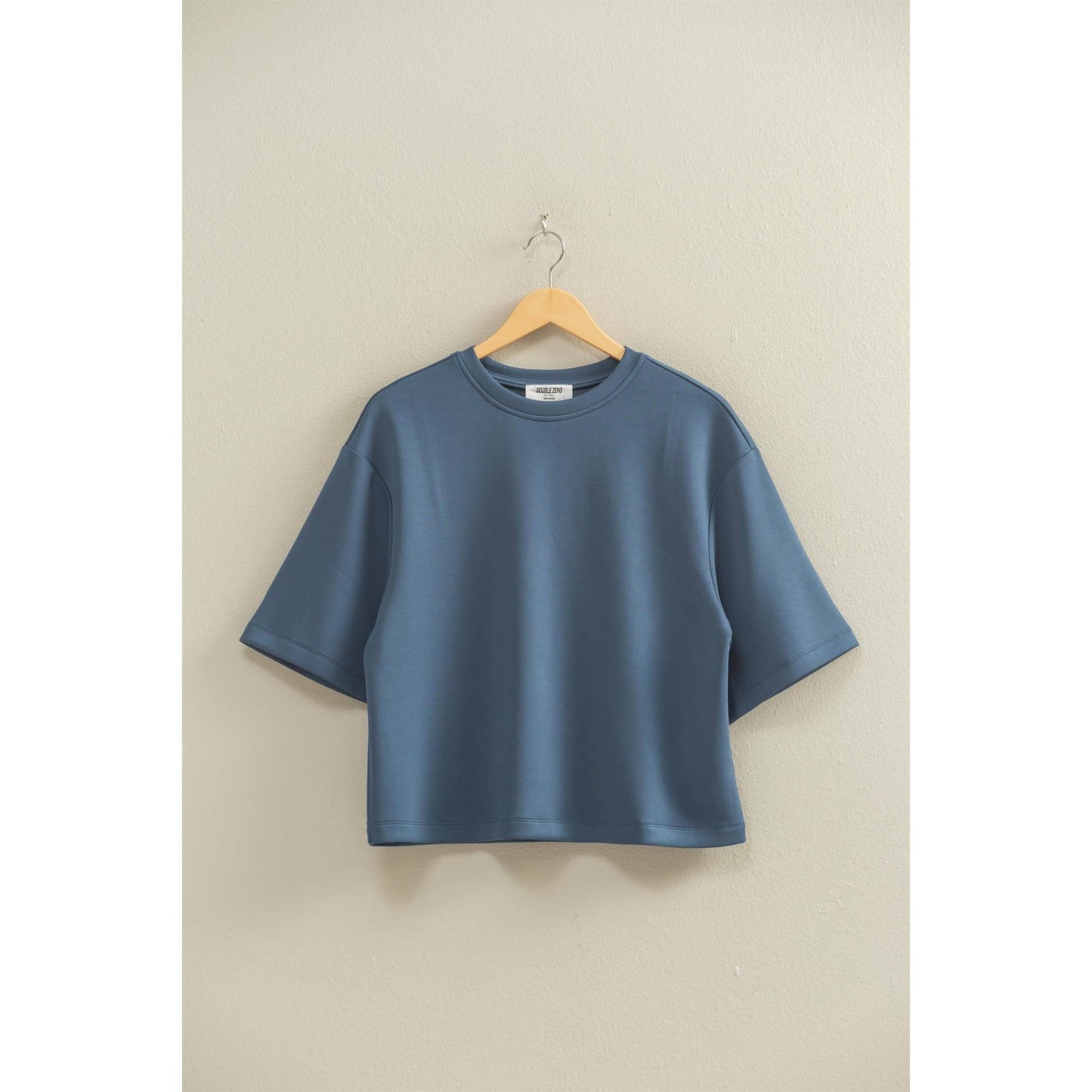Scuba Drop Shoulder Everyday Basic Top
