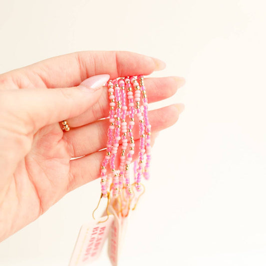 Beaded Blondes Pink Sprinkle Bracelet