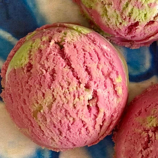 Watermelon Strawberry Bubble Scoop ~ Solid Bubble Bar