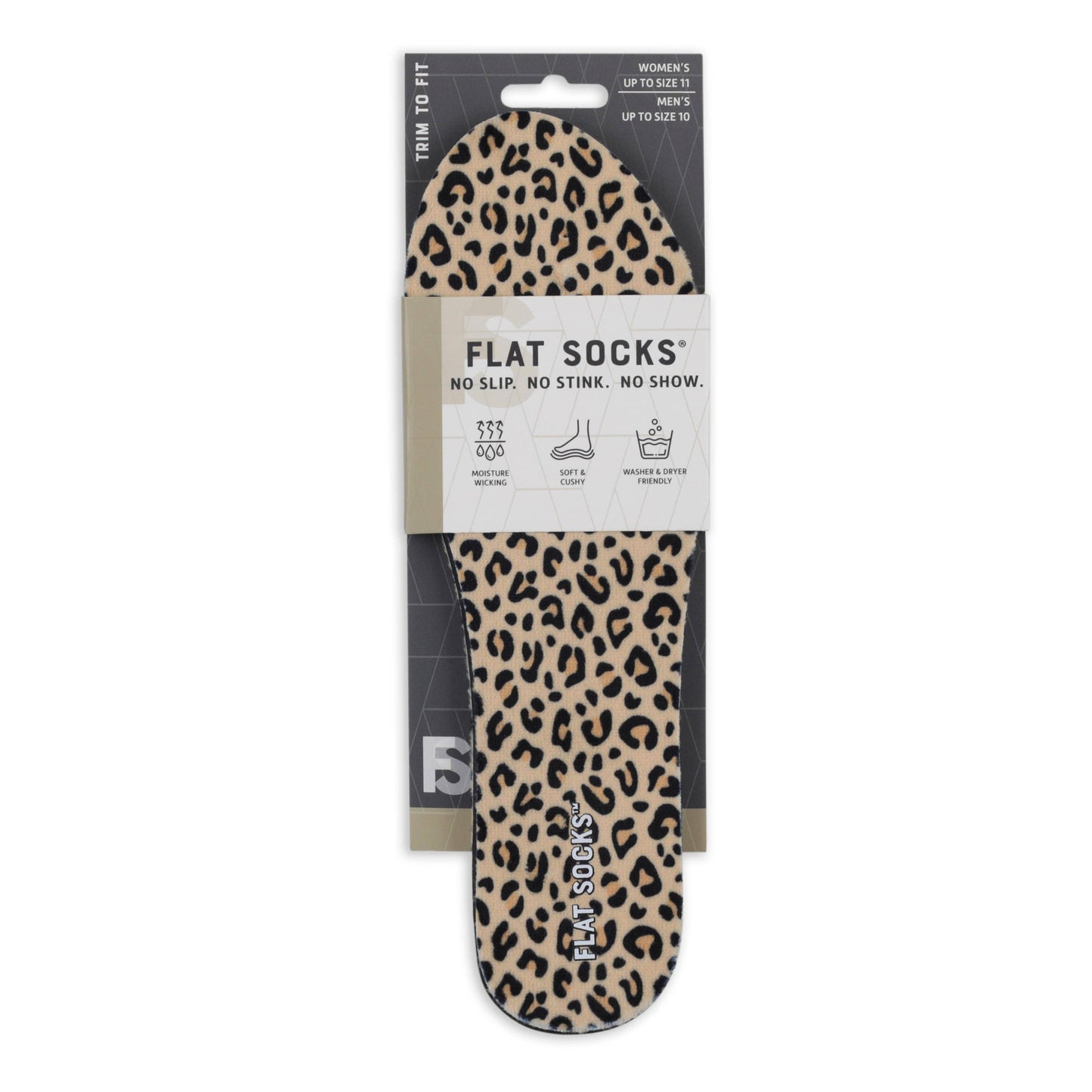 FLAT SOCKS-Leopard Print