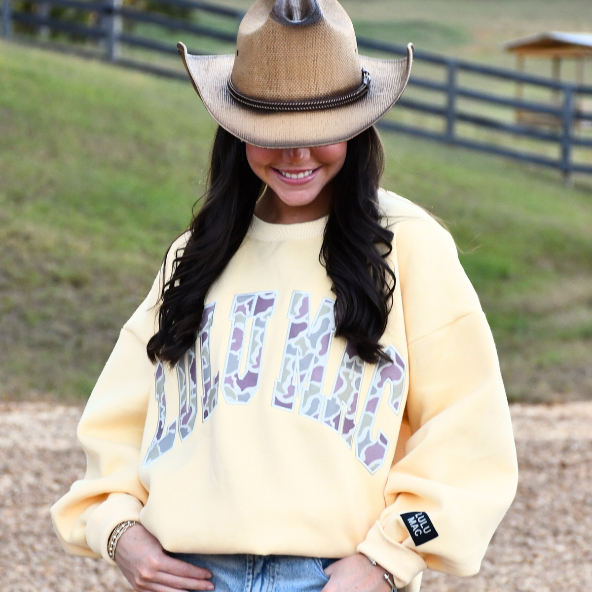 Lulu Mac Butter With Camo Sweatshirt