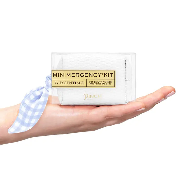 Gingham Scarf Minimergency Kit