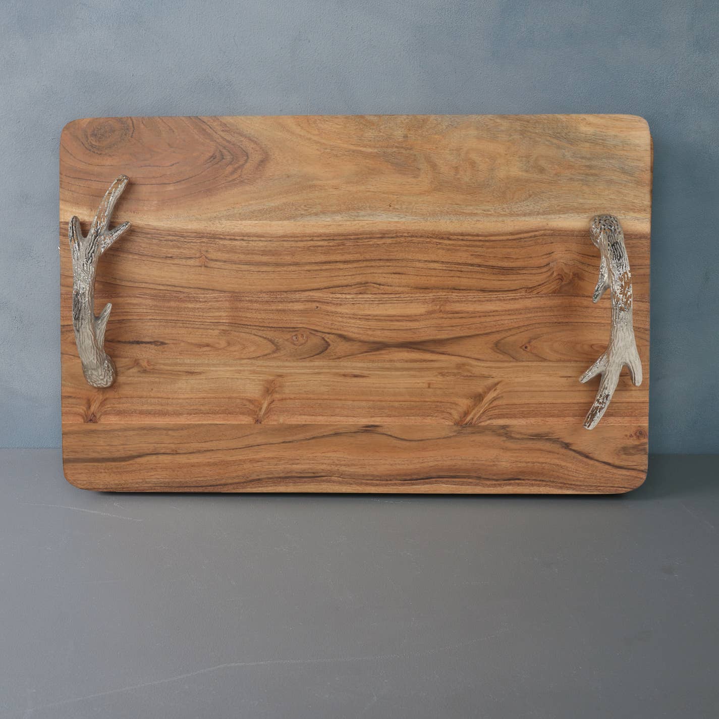 Antler Wood Rectangular Tray