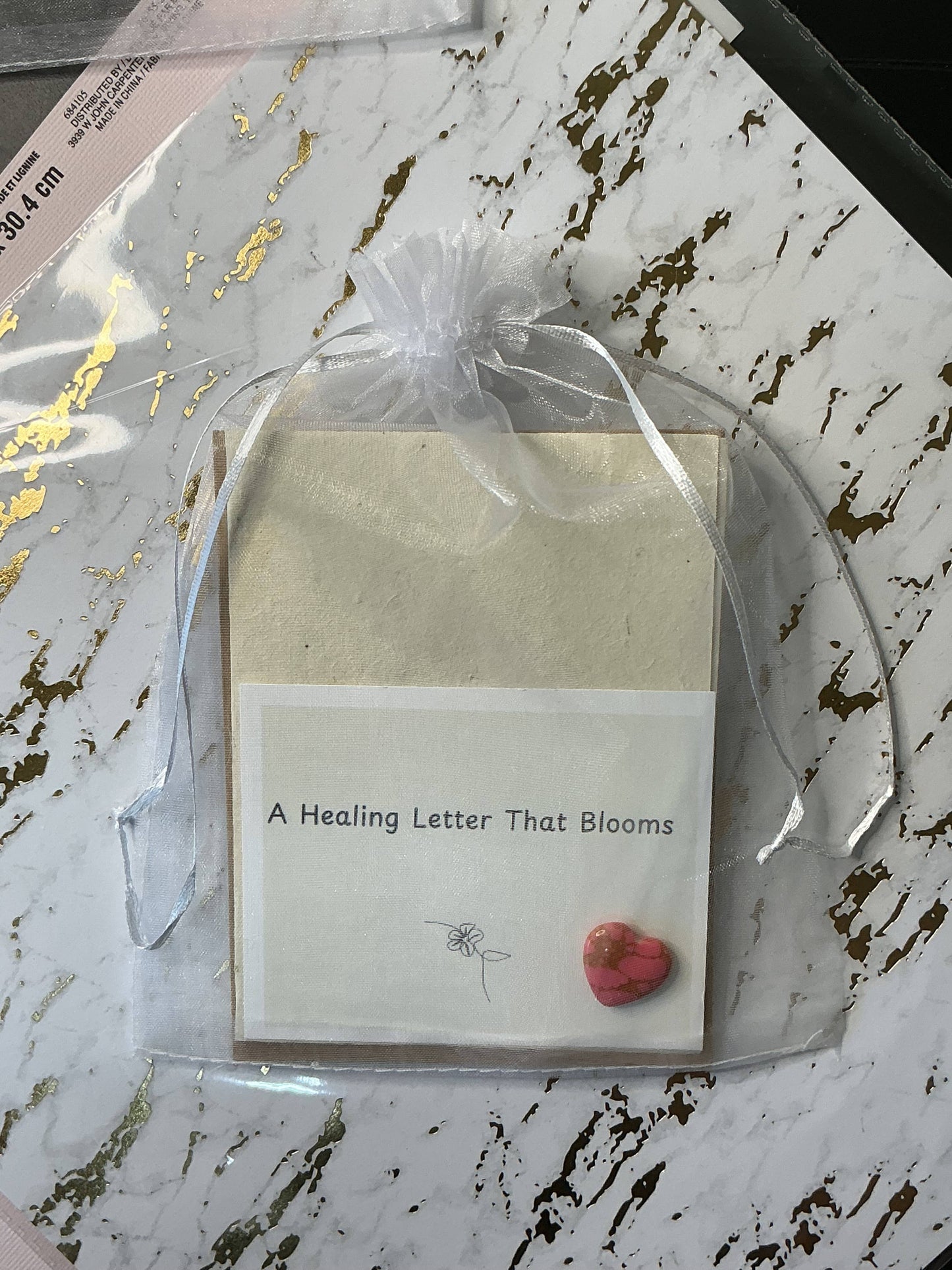 Healing Letter That Blooms – Plantable Comfort Gift Kit