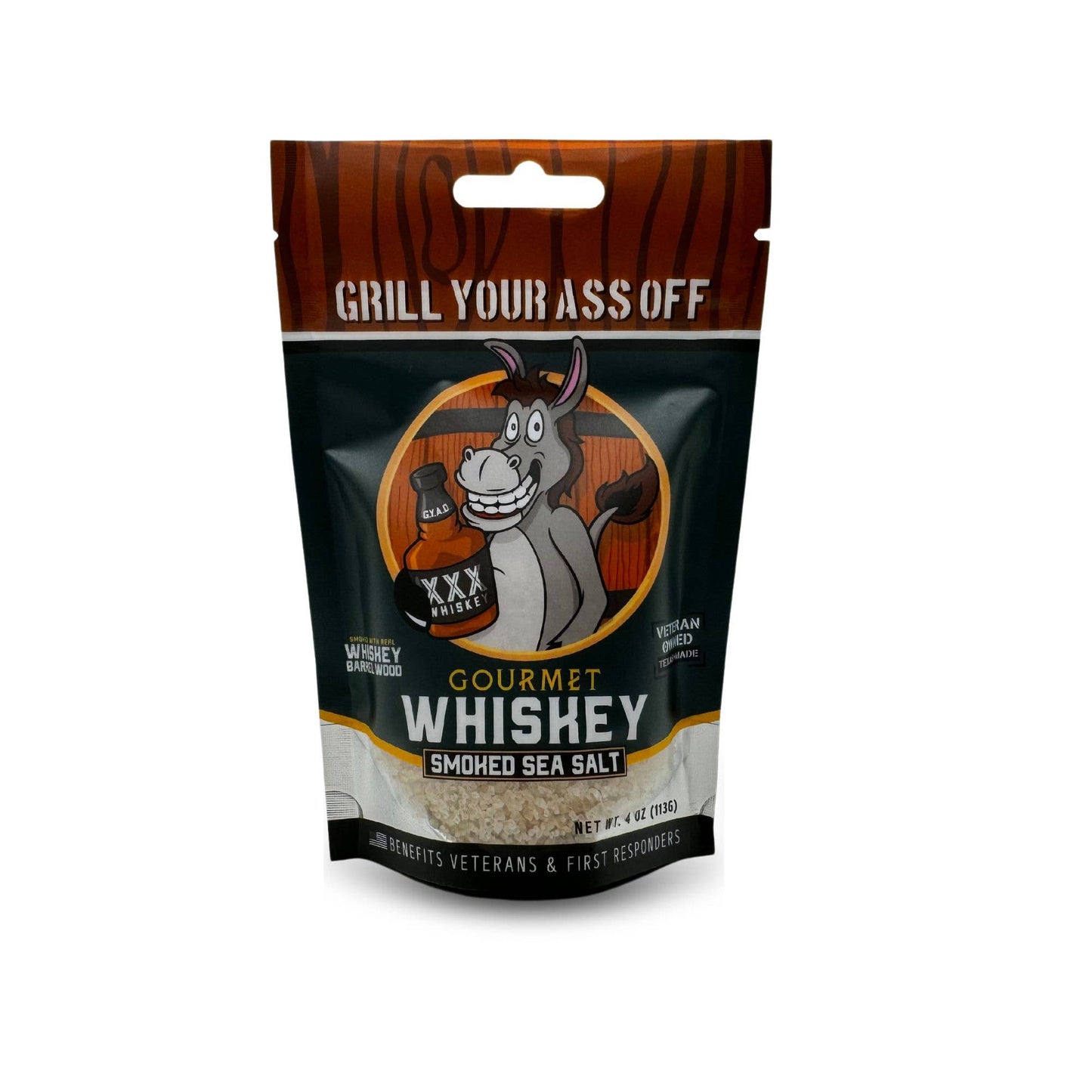 Grill Your Ass Off Whiskey Smoked Sea Salt