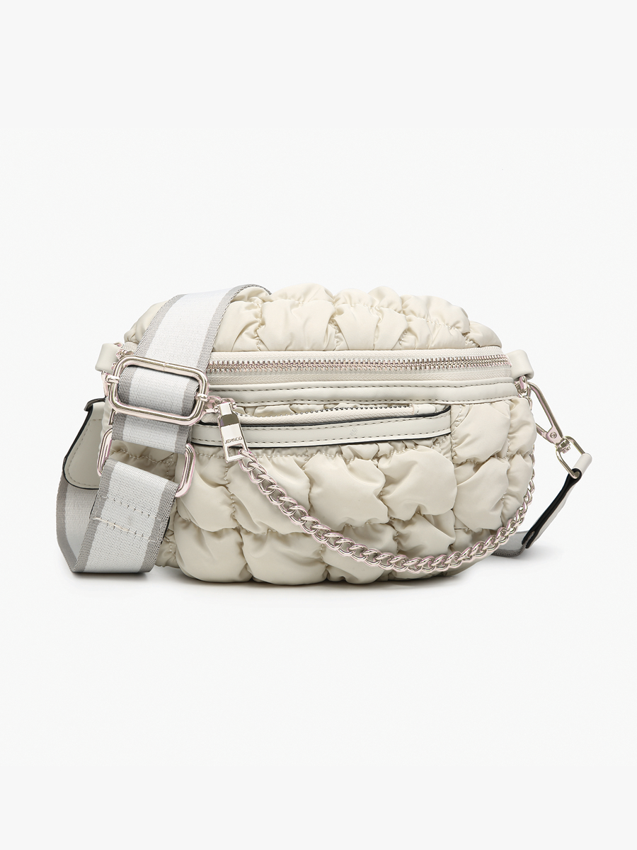 Mabel Quilted Nylon Belt Bag w/ Guitar Strap
