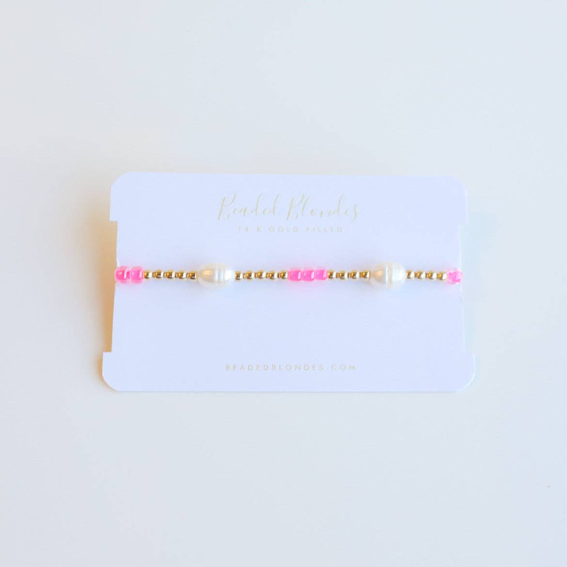 Hot Pink Pearl Poppi Bracelet