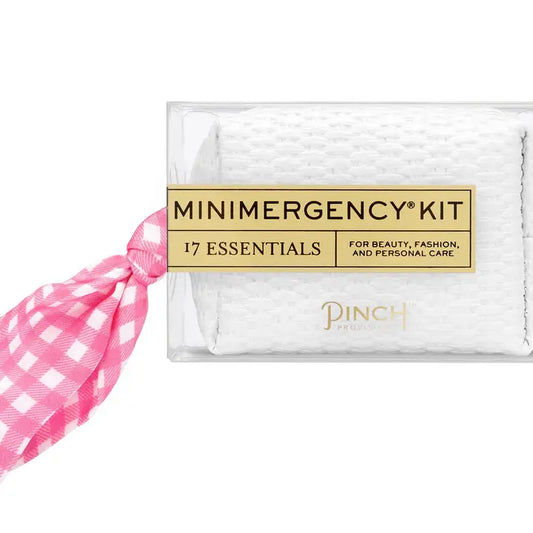 Gingham Scarf Minimergency Kit