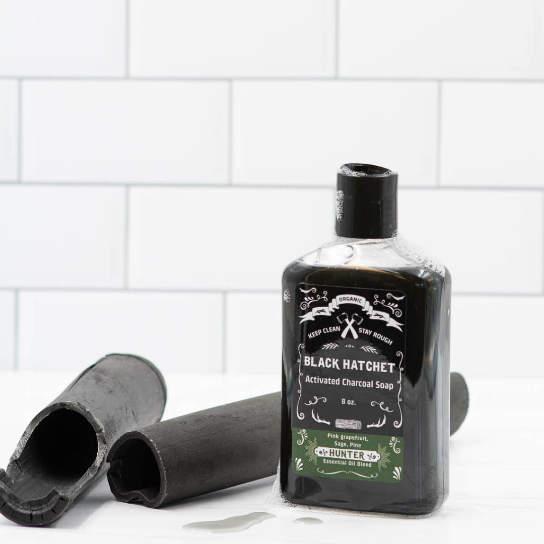 Men's Organic Black Hatchet Charcoal Wash - Hunter