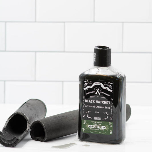 Men's Organic Black Hatchet Charcoal Wash - Hunter