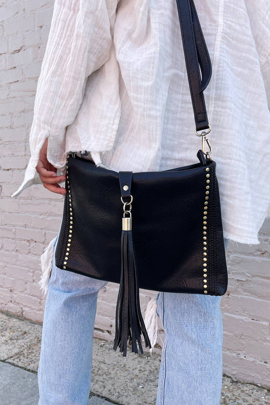 Marie Crossbody w/ Grommet Details