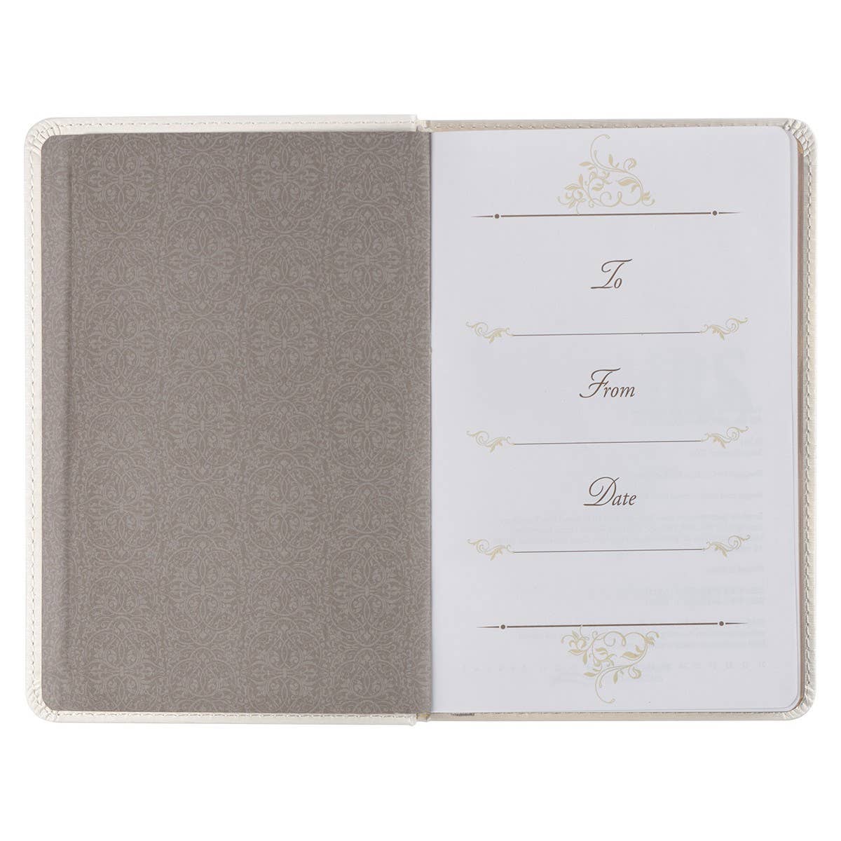 Mr. & Mrs. 366 Devotions for Couples White Faux Leather