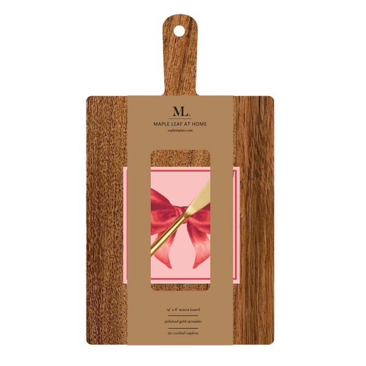 Pink Bows: 14" x 8" Board Gift Kit