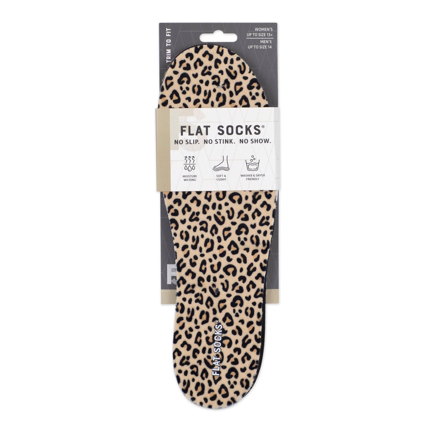 FLAT SOCKS-Leopard Print