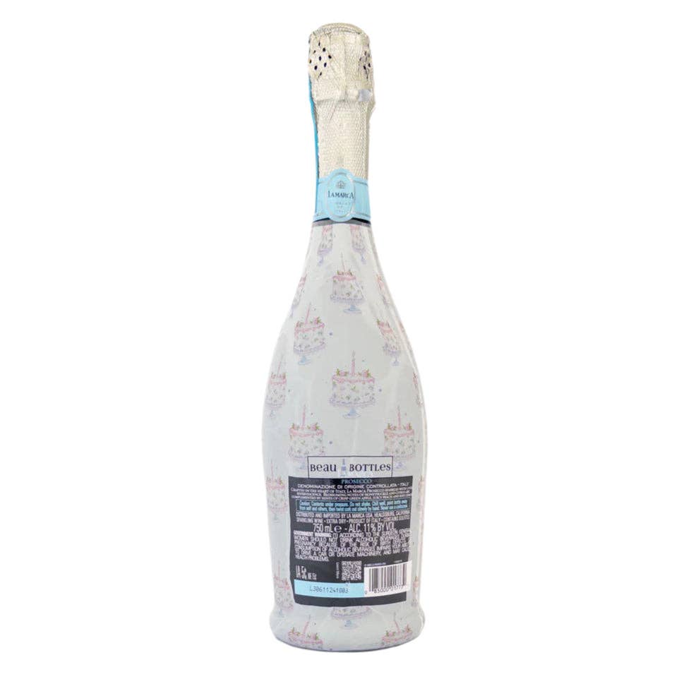 Beau Bottles Grandmillenial Pastel Birthday Cakes- Prosecco Collection