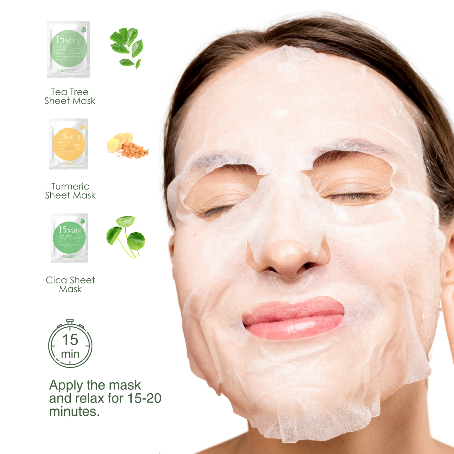 15 MIN Rescue Me Kit – K-Beauty Self-Care/Home Spa Kit (6pc)