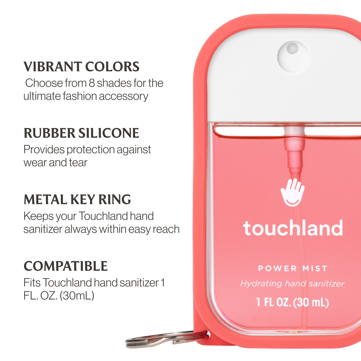 Touchland Candy Red Hand Mist Case