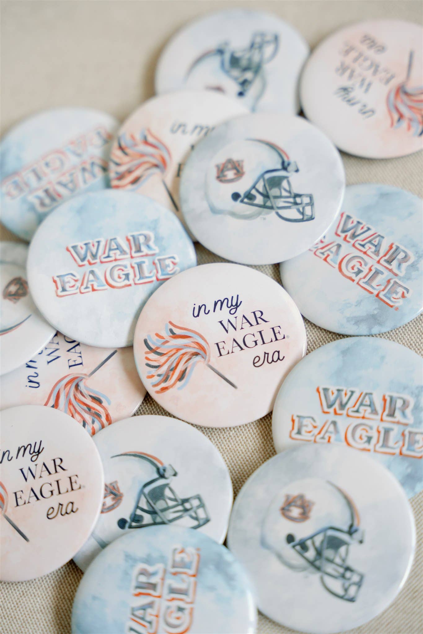 Auburn University "In My War Eagle Era" Game Day Button