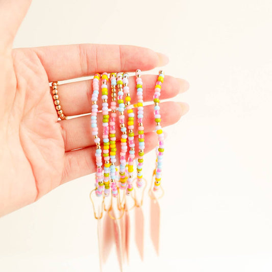 Beaded Blondes Pastel Sprinkle Bracelet