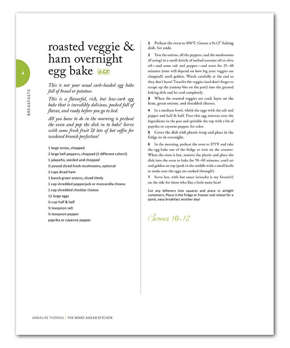 The Make-Ahead Kitchen