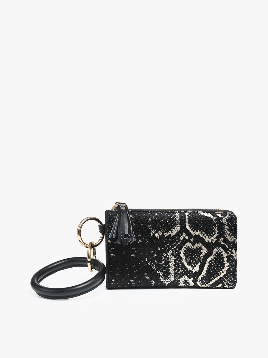 Liv Snake Bangle Wristlet/Wallet
