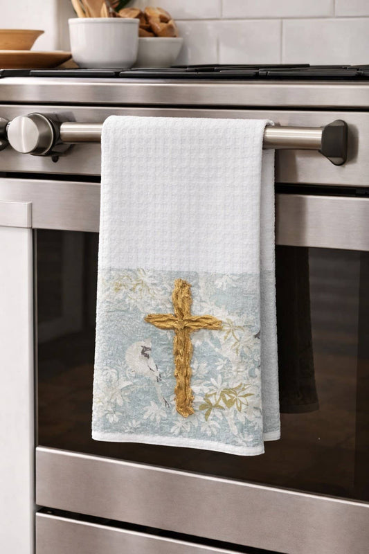 GA Gold Cross Towel