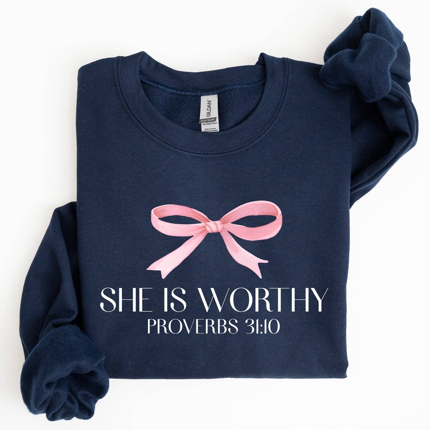 She Is Worthy Sweatshirt