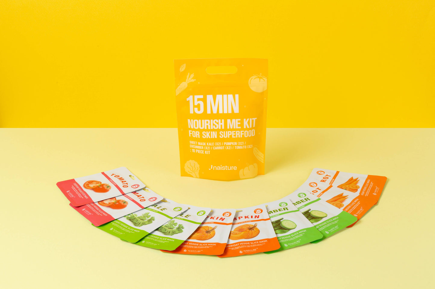 15 MIN Nourish Me Kit – K-Beauty Self-Care/Home Spa (10pc)