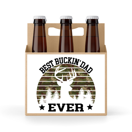 Best Buckin Dad 6 pack Holder