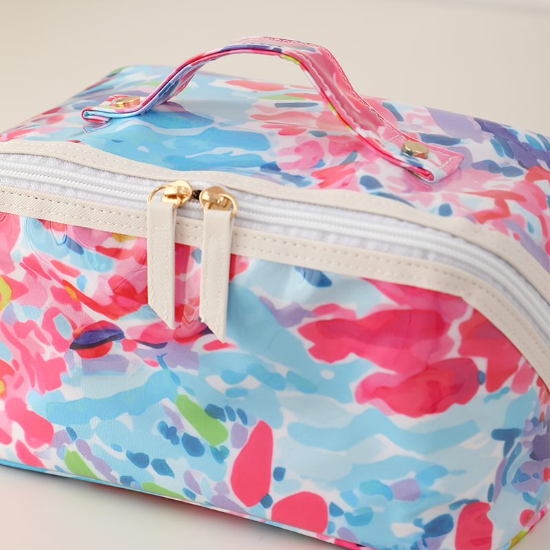 Petal Splash Waterproof Cosmetic Make Up Bag