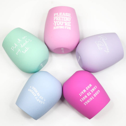 Silicone Wine Cups, Funny Wine Cups