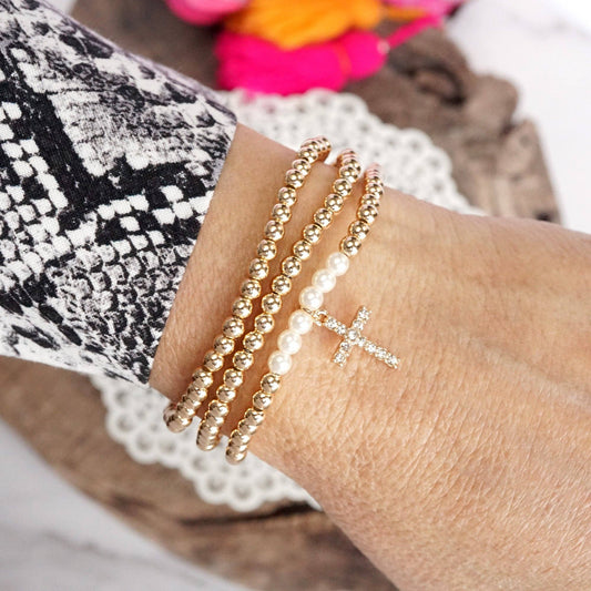 Cross charm Bracelet Set 1278
