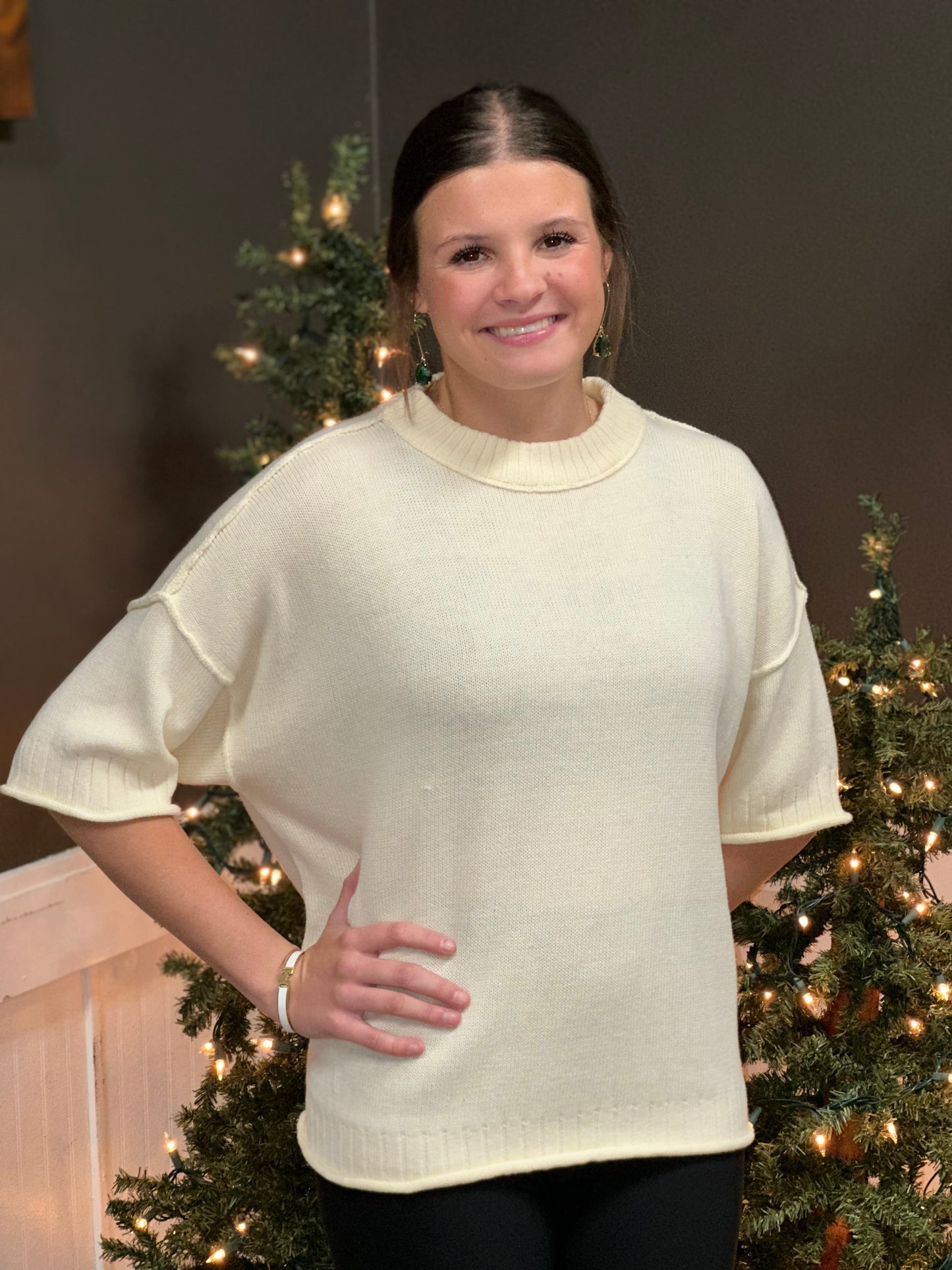 Snowflakes & Icicles Knit Sweater