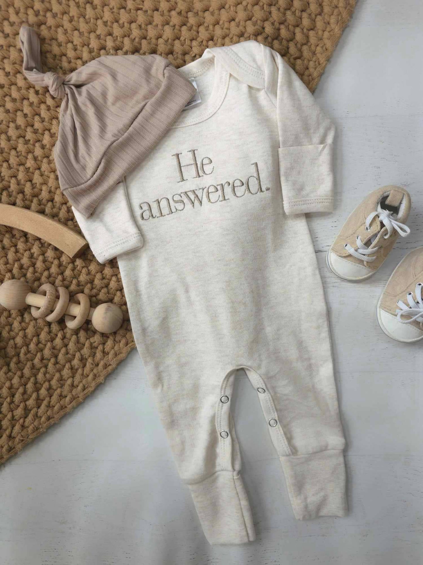 He Answered Romper