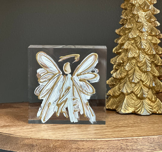 Neutral Angel Lucite Block