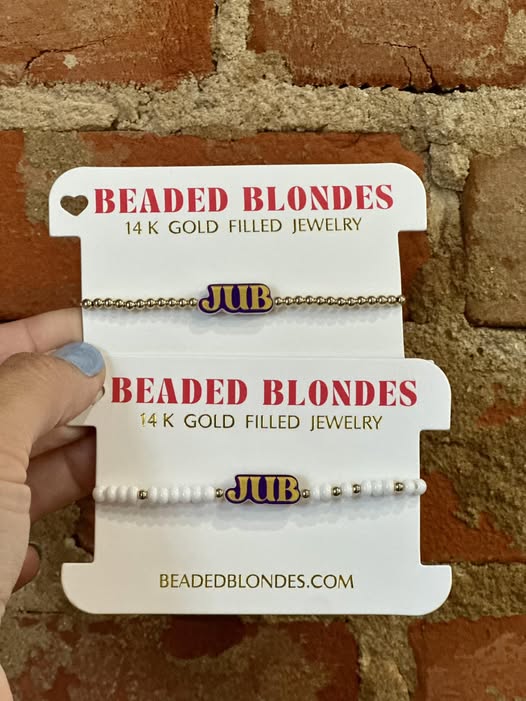 JUB Custom Beaded Blondes Bracelet