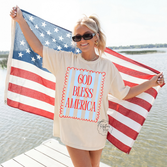 God Bless America Graphic T-shirt