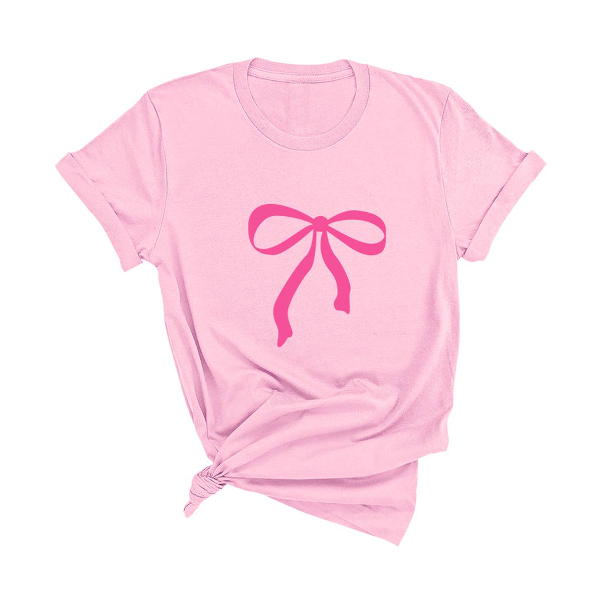 Hot Pink Bow T-Shirt