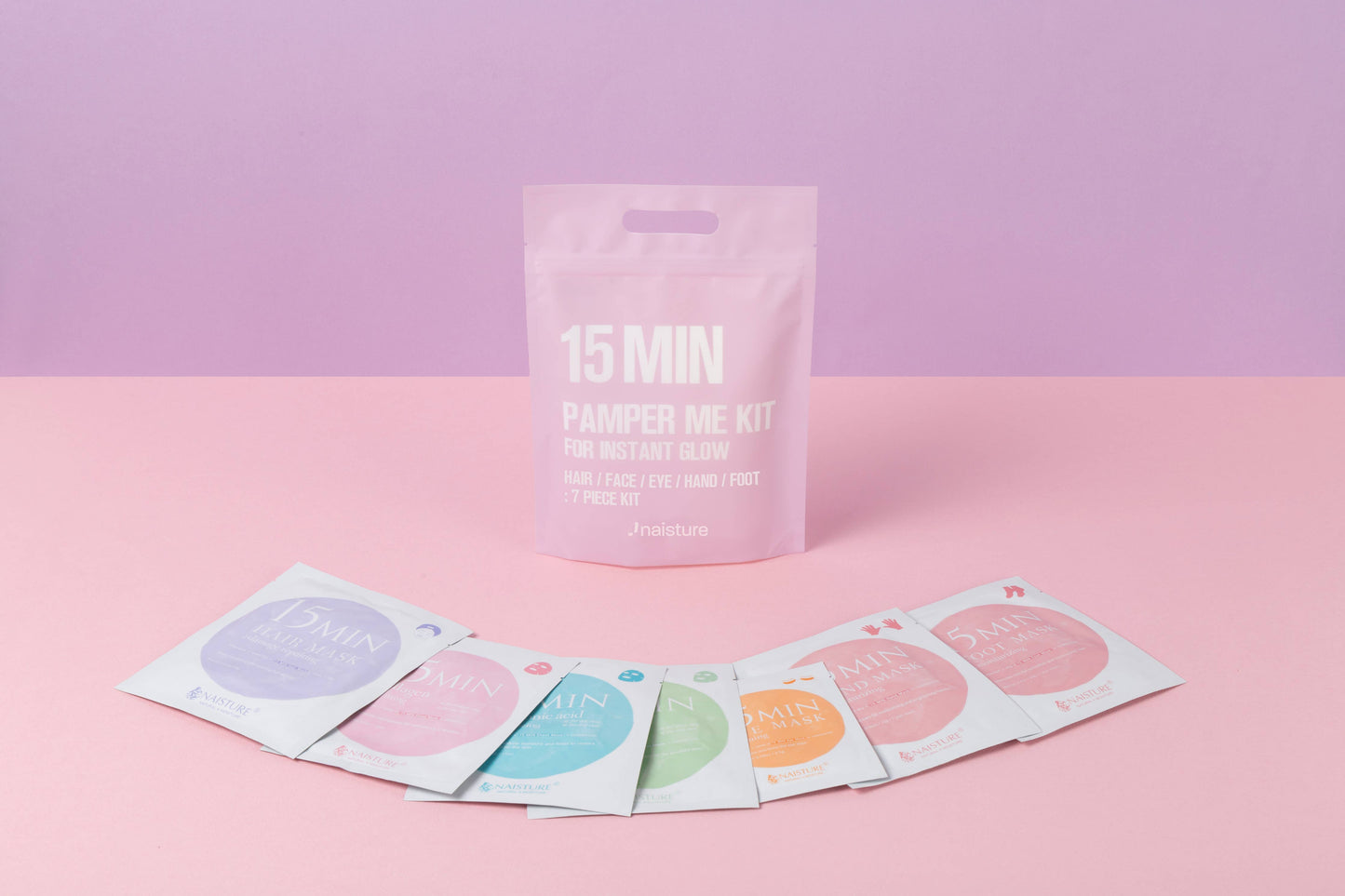 15 MIN Pamper Me Kit – K-Beauty Self-Care/Home Spa Kit (7pc)