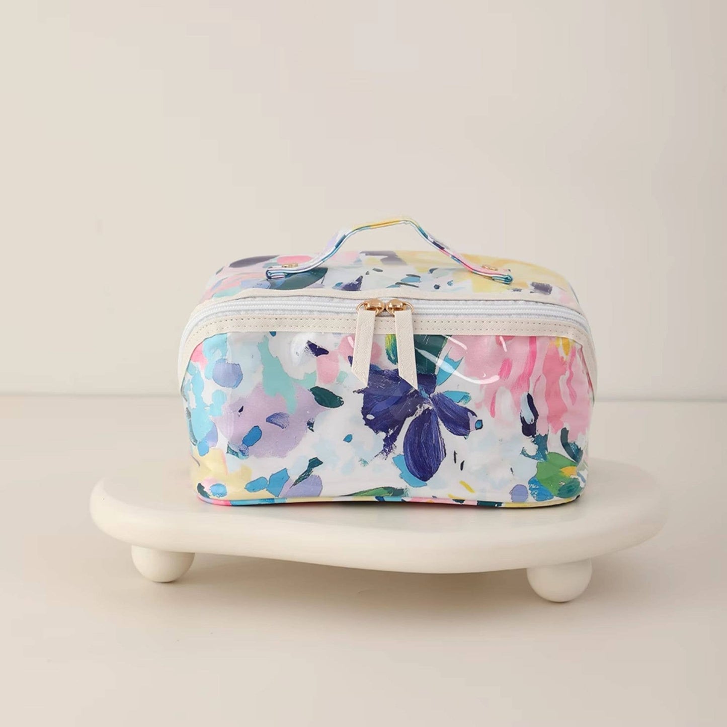 Sunset Meadow Waterproof Cosmetic Make Up Bag