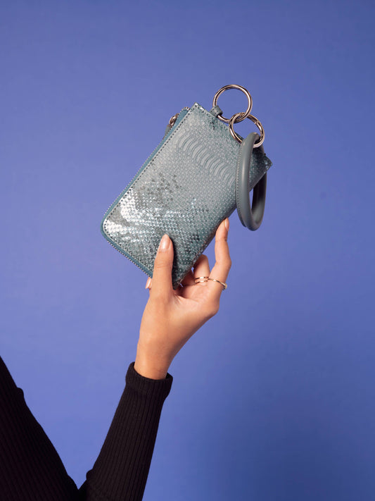 Liv Snake Bangle Wristlet/Wallet
