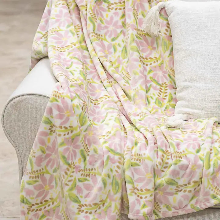 Luxurious Spring Throw Blanket
