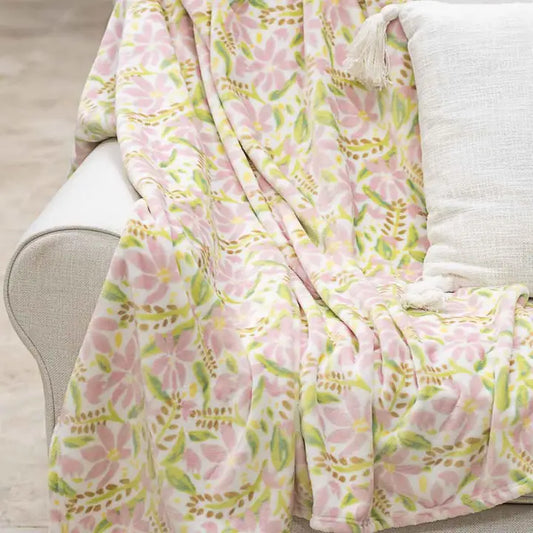 Luxurious Spring Throw Blanket