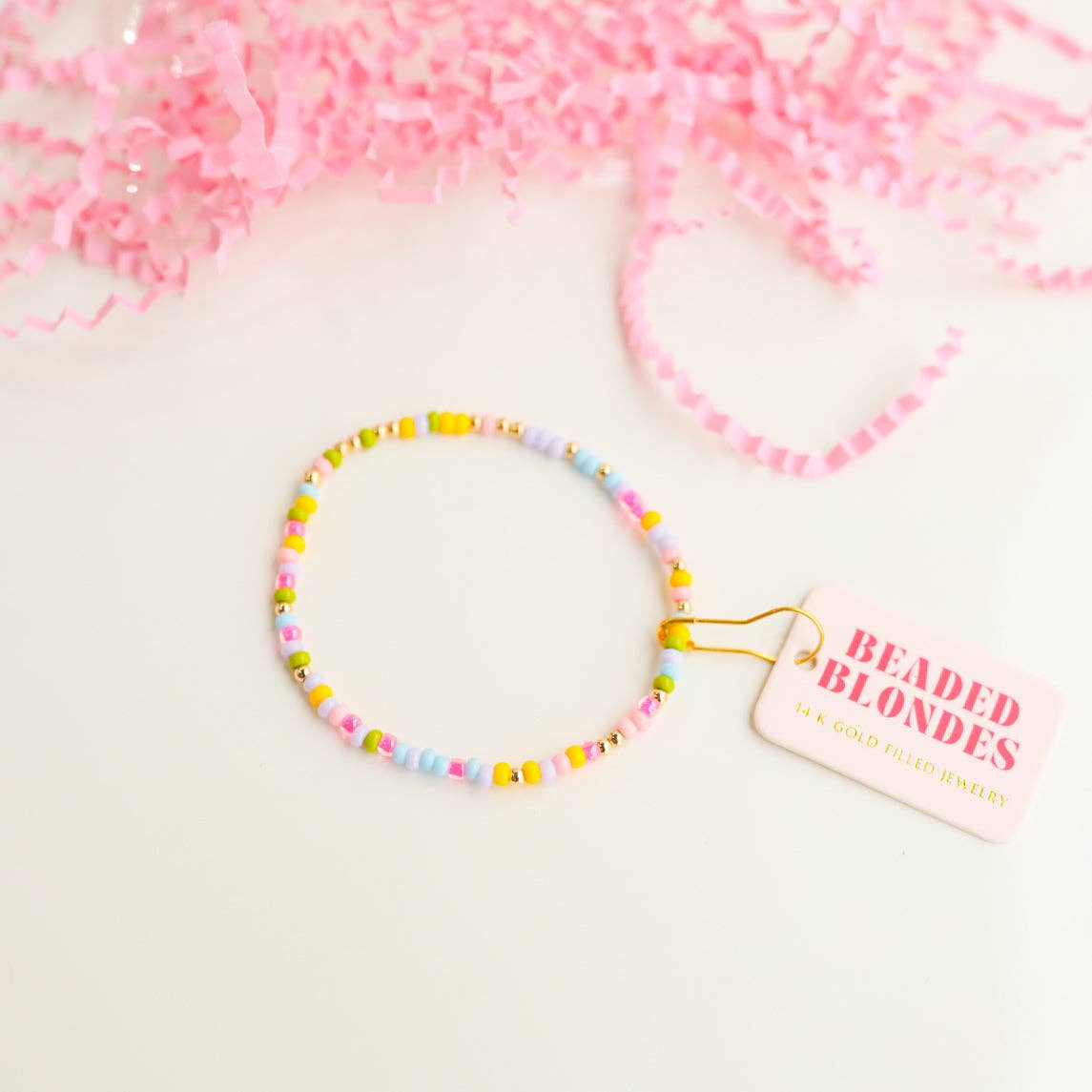 Beaded Blondes Pastel Sprinkle Bracelet