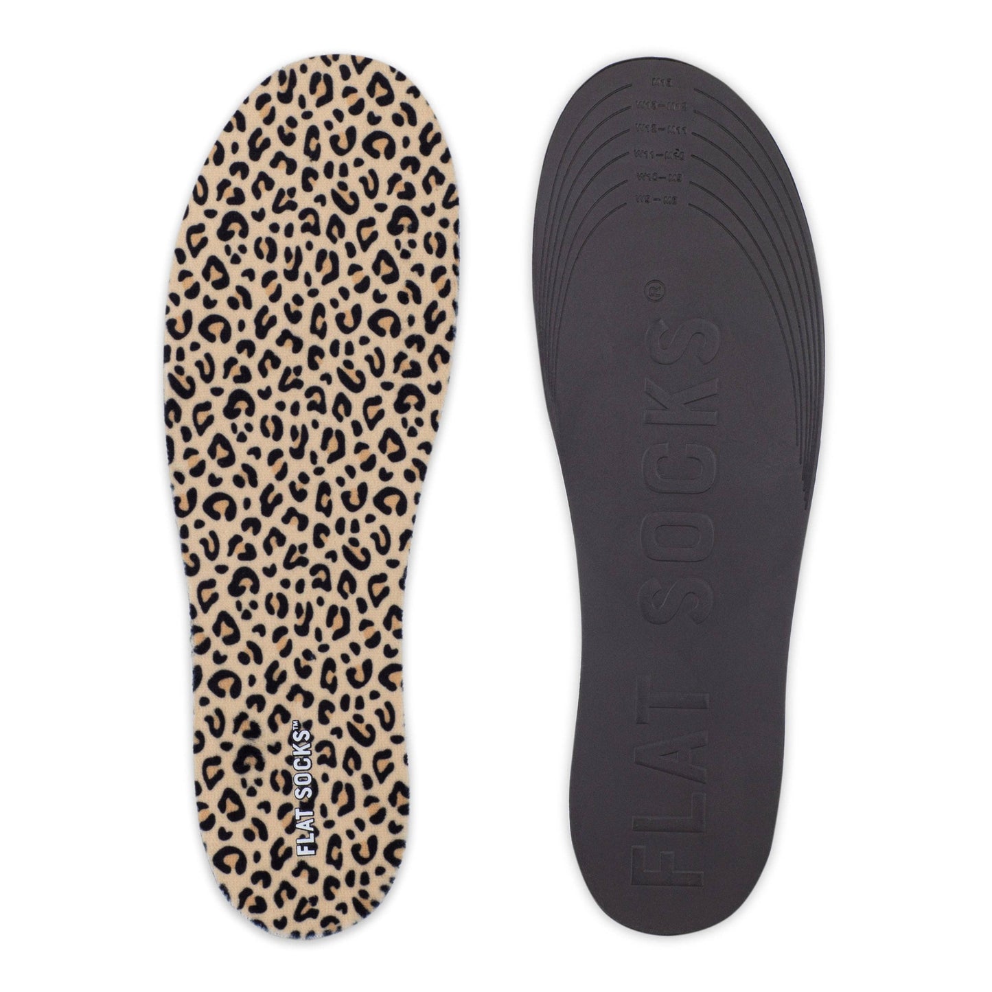 FLAT SOCKS-Leopard Print