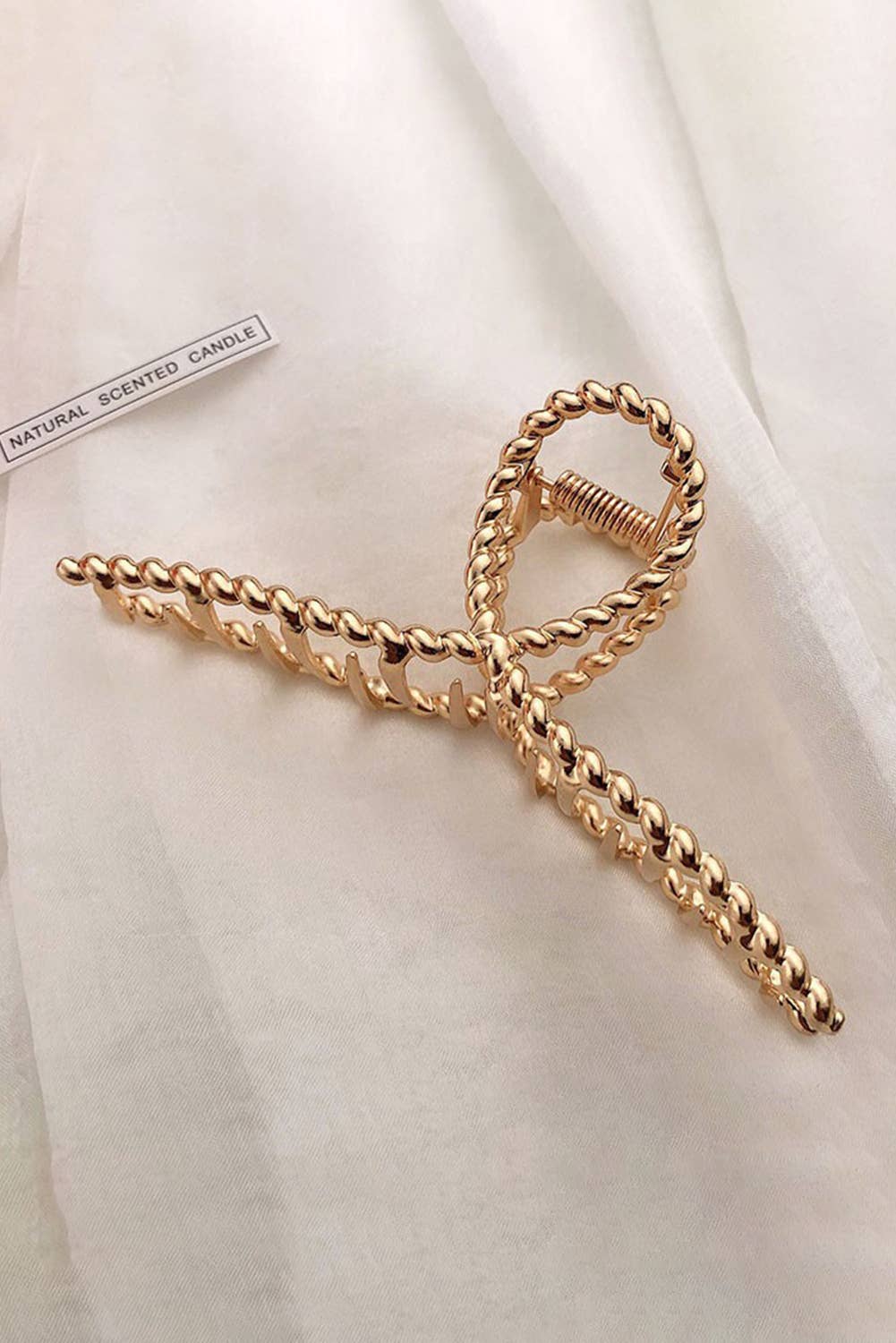 Twist Bow Large Alloy Hair Clip