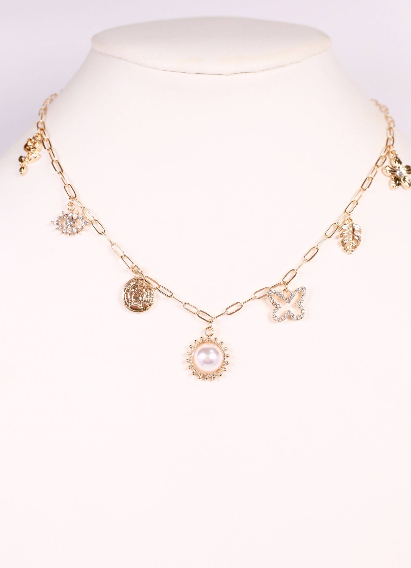 Kinney Charm Necklace GOLD