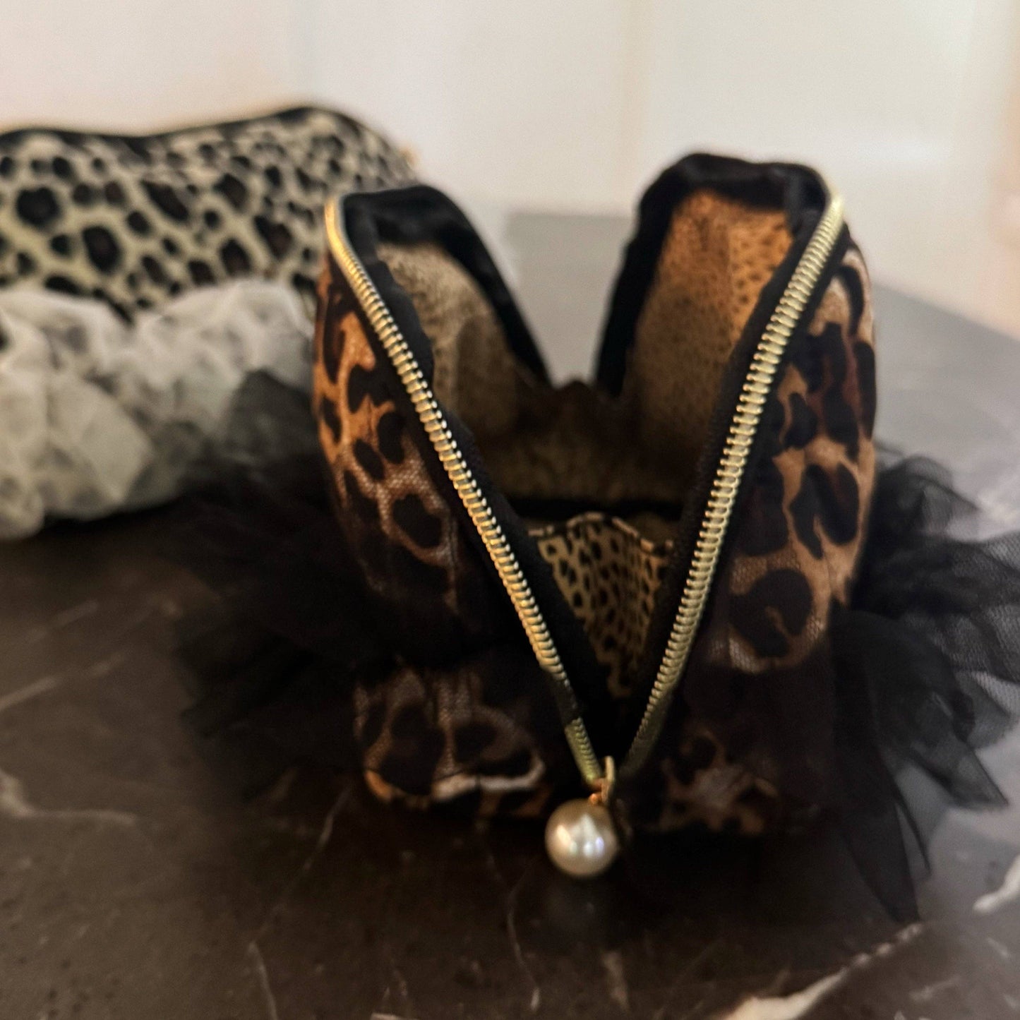 Leopard Cosmetic Case