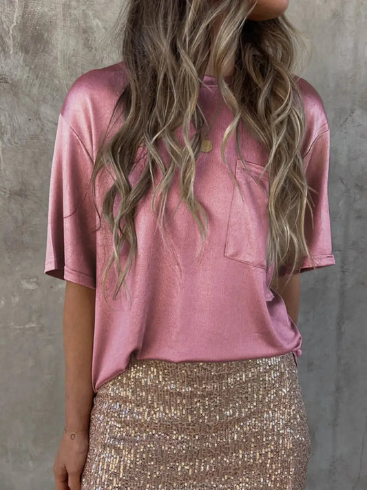 Slinky Pink Top